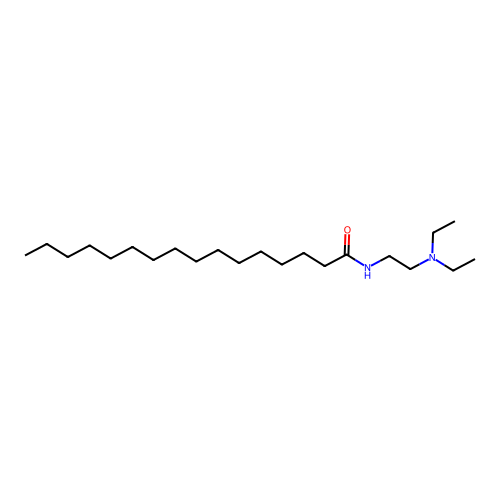n-[2-(Diethylamino)ethyl]hexadecanamide structure