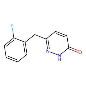 6-(2-Fluorobenzyl)-3-pyridazinol structure