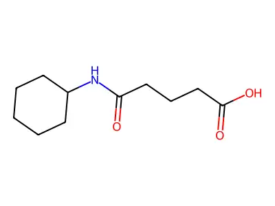 5-(Cyclohexylamino)-5-oxopentanoic acid structure