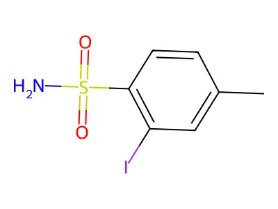 2-Iodo-4-methylbenzene-1-sulfonamide structure