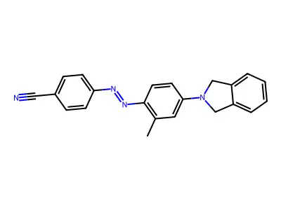 4-(4-(2-Isoindolinyl)-2-methylphenylazo)benzonitrile structure