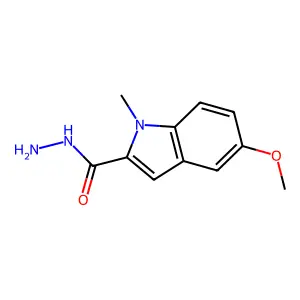 5-methoxy-1-methyl-1H-indole-2-carbohydrazide structure