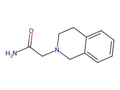 2(1H)-Isoquinolineacetamide, 3,4-dihydro- structure