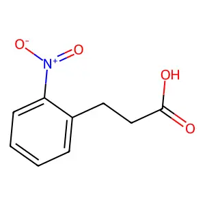 3-(2-Nitrophenyl)propionic acid structure