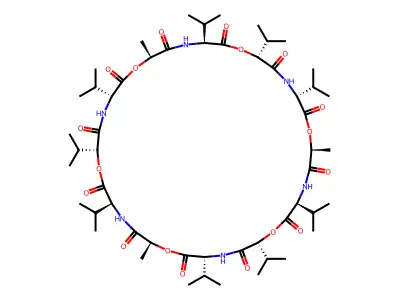 缬氨霉素 structure
