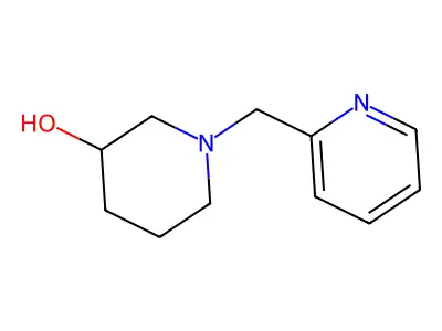 1-(Pyridin-2-ylmethyl)piperidin-3-ol structure