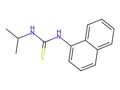 1-Isopropyl-3-(naphthalen-1-yl)thiourea structure