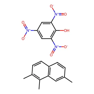 1,2,7-Trimethylnaphthalene; 2,4,6-trinitrophenol structure