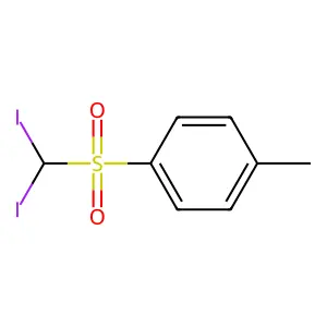 Diiodomethyl p-tolyl sulfone structure