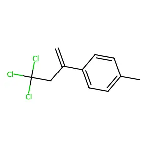 1-Methyl-4-(4,4,4-trichlorobut-1-en-2-yl)benzene structure