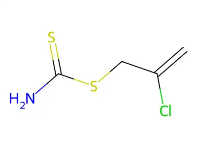 2-Chloroprop-2-en-1-yl carbamodithioate structure