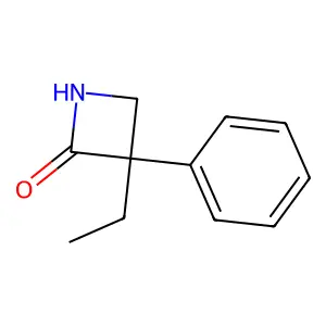 2-Azetidinone, 3-ethyl-3-phenyl- structure