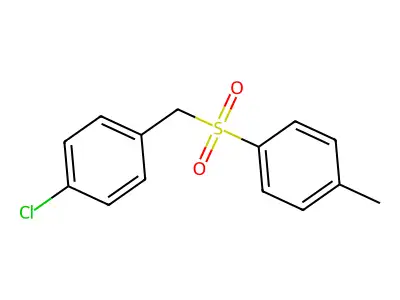 (4-Chlorobenzyl)p-tolyl sulfone structure