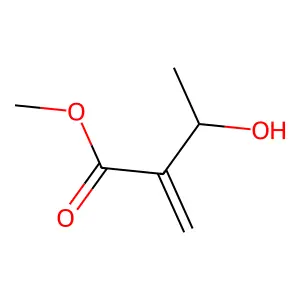 methyl (3S)-3-hydroxy-2-methylidenebutanoate structure