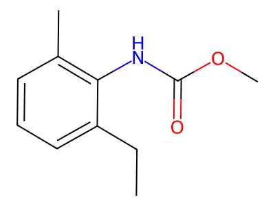 Methylcarbamate,N-(2-ethyl-6-methylphenyl) structure