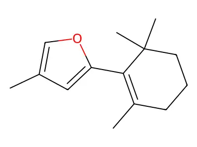 1-(4-Methyl-2-furyl)-2,6,6-trimethylcyclohexene structure