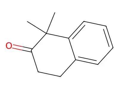 1,1-dimethyl-3,4-dihydronaphthalen-2(1H)-one structure