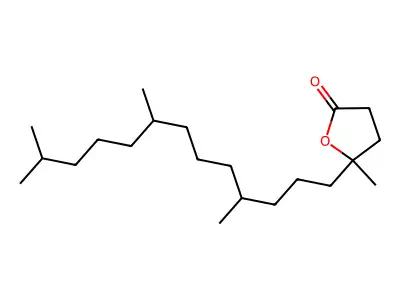 4,8,12,16-Tetramethylheptadecan-4-olide structure