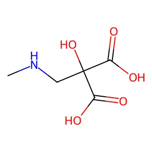2-(Methylaminomethyl)tartronic acid structure