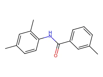 N-(2,4-dimethylphenyl)-3-methylbenzamide structure