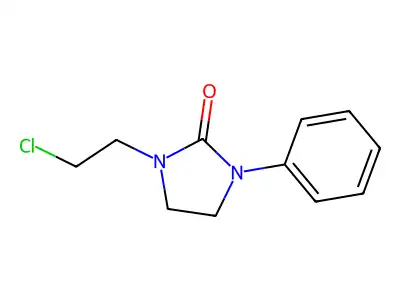 2-Imidazolidinone, 1-(2-chloroethyl)-3-phenyl- structure