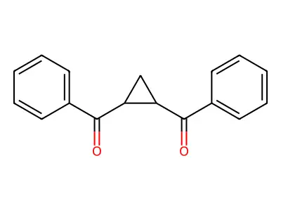 (Cyclopropane-1,2-diyl)bis(phenylmethanone) structure