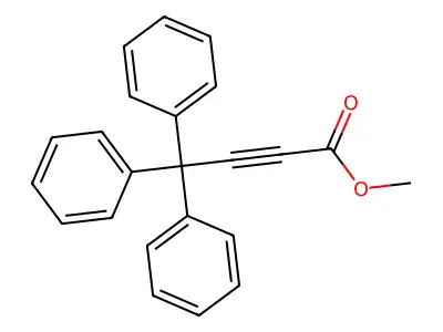 Methyl 4,4,4-triphenylbut-2-ynoate structure