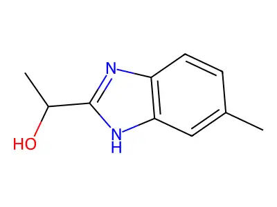 1-(5-methyl-1H-1,3-benzodiazol-2-yl)ethan-1-ol structure