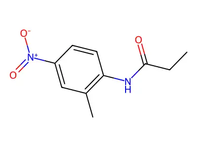 N-(2-methyl-4-nitrophenyl)propanamide structure