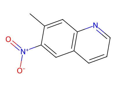 7-Methyl-6-nitroquinoline structure