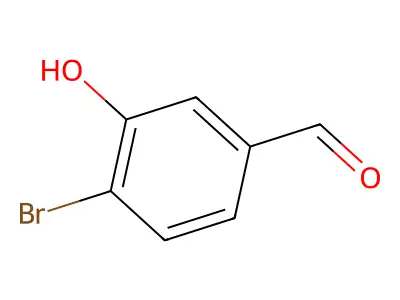 2-Bromo-3-hydroxybenzaldehyde structure