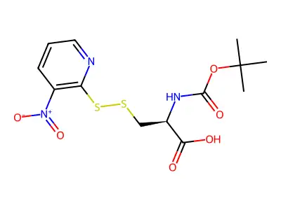 Boc-D-Cys(NPys)-OH structure
