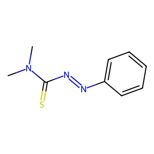1,1-Dimethyl-3-phenyliminothiourea structure