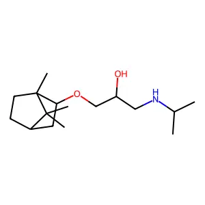 1-(Propan-2-ylamino)-3-[(1,7,7-trimethylbicyclo[2.2.1]hept-2-yl)oxy]propan-2-ol structure