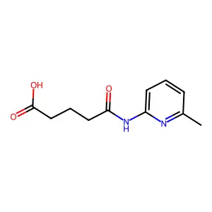 N-(6-Methyl-2-pyridyl)glutaramic acid structure