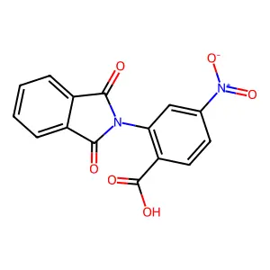 2-(1,3-dioxo-1,3-dihydro-2H-isoindol-2-yl)-4-nitrobenzoic acid structure