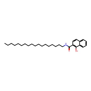 1-羟基-N-十八烷基萘-2-甲酰胺 structure