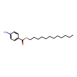 Dodecyl 4-aminobenzoate structure