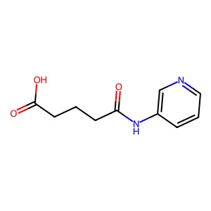 5-Oxo-5-(pyridin-3-ylamino)pentanoic acid structure