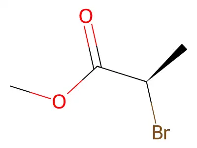 methyl (2R)-2-bromopropanoate structure