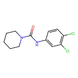 N-(3,4-dichlorophenyl)piperidine-1-carboxamide structure