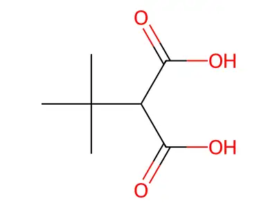 2-叔丁基丙二酸 structure