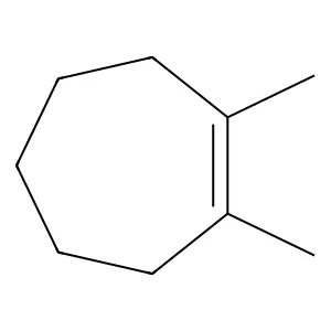 Cycloheptene, 1,2-dimethyl- structure