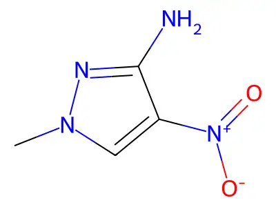 1-Methyl-4-nitro-1H-pyrazol-3-amine structure