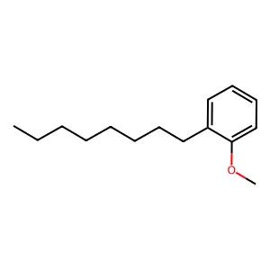 Anisole, o-octyl- structure