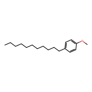 Anisole, p-undecyl- structure