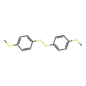 Disulfide, bis[4-(methylthio)phenyl] structure