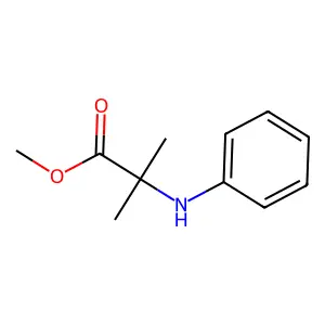 Methyl 2-methyl-N-phenylalaninate structure