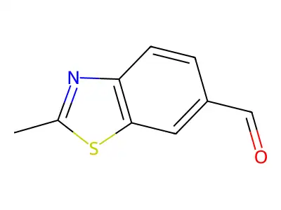 2-Methyl-1,3-benzothiazole-6-carbaldehyde structure