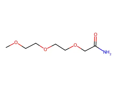 2-[2-(2-Methoxyethoxy)ethoxy]acetamide structure